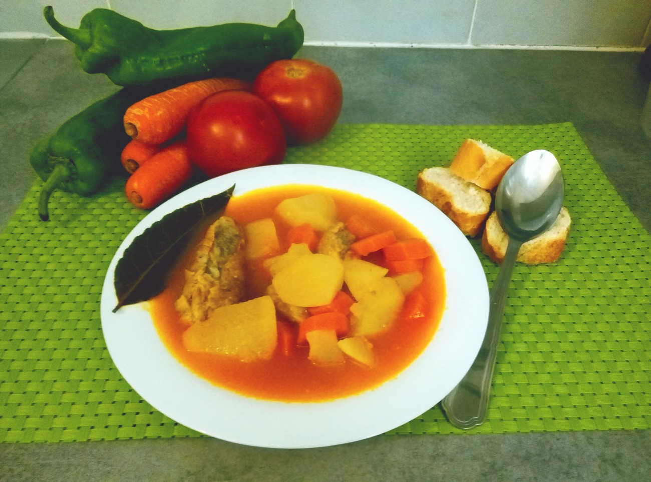 Receta de estofado con costilla de cerdo