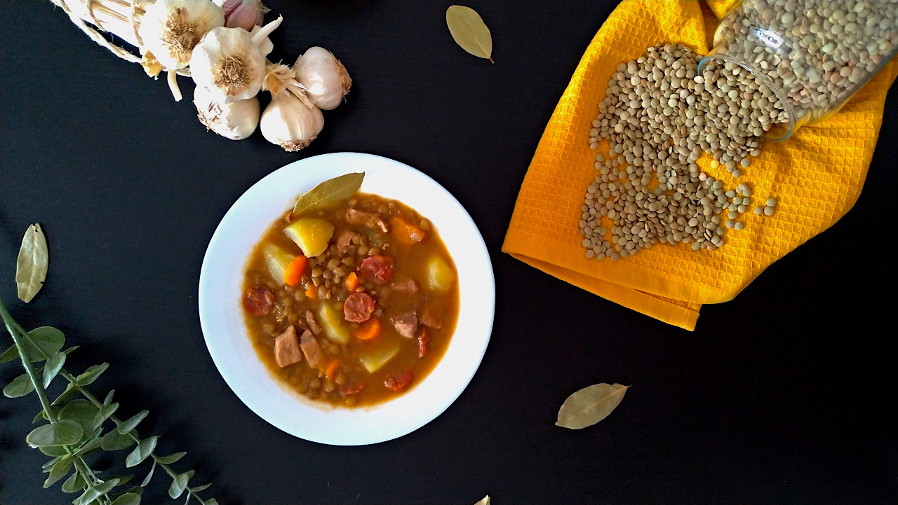 Guiso de lentejas con chorizo