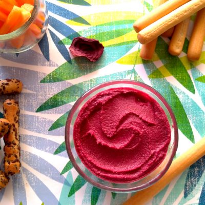 Hummus de remolacha