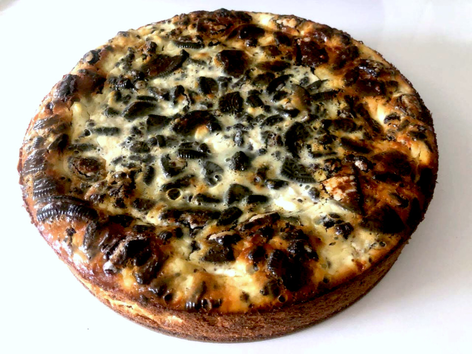 Tarta de queso y galletas oreo
